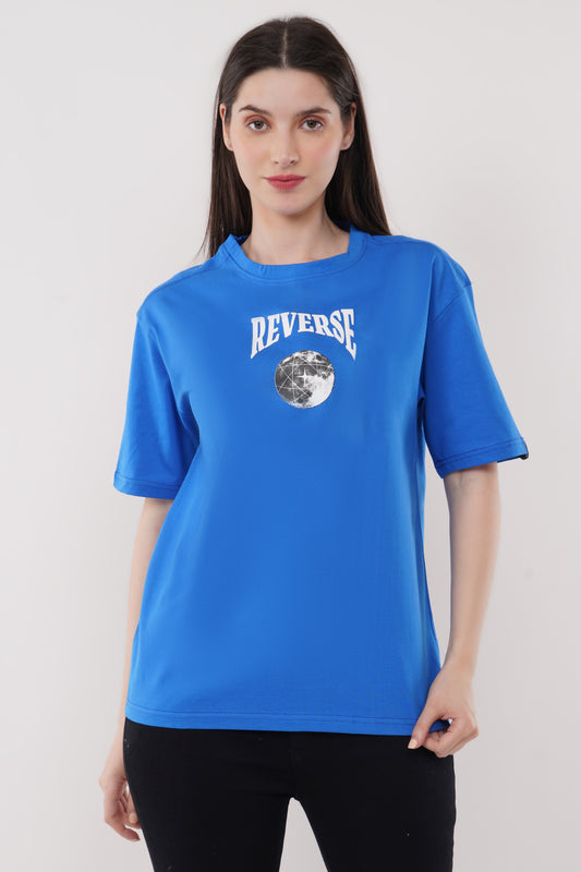 womens-royal-blue-printed-tshirt-front